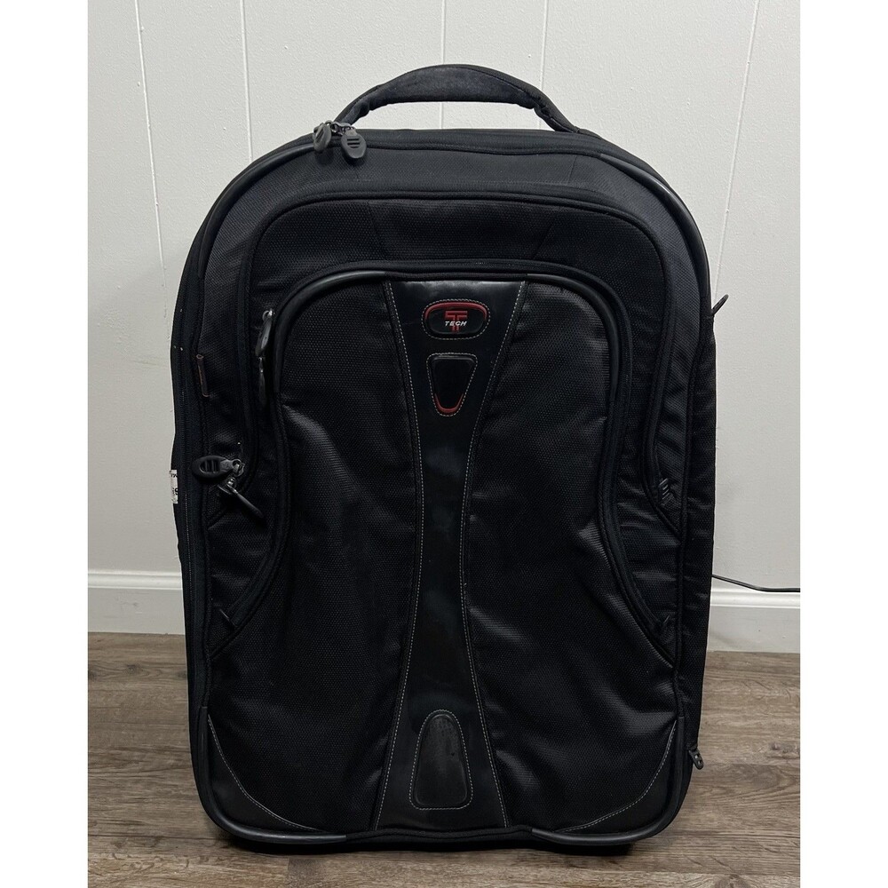 Tumi T-Tech 5524D Black 24" Upright Rolling Suitcase Travel Bag Wheeled